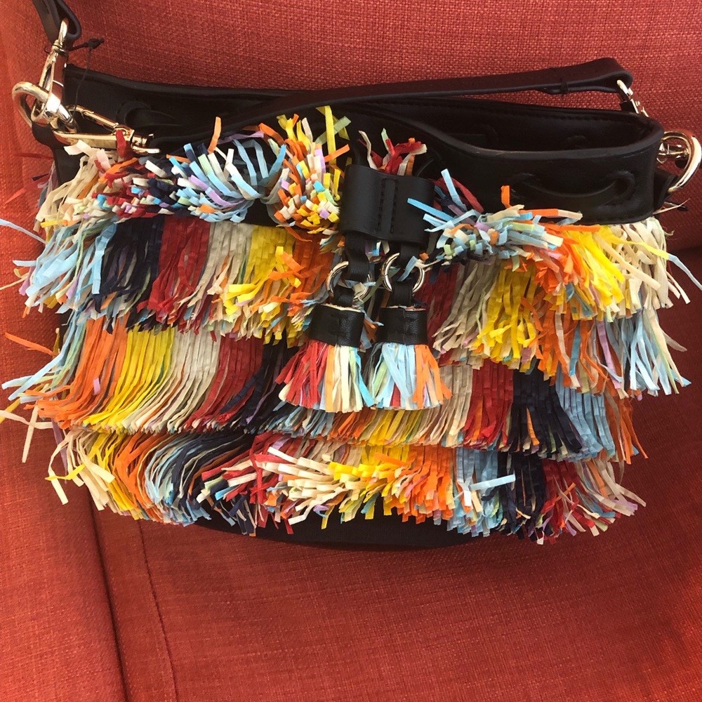 Zara beach straw bag
